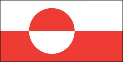 Greenland - Printed 1 yard Flag