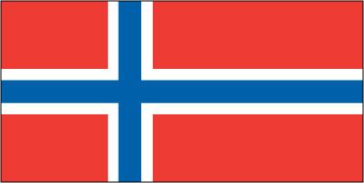 Norway - Sewn 2 yard Flag (with Inglefield Clips)