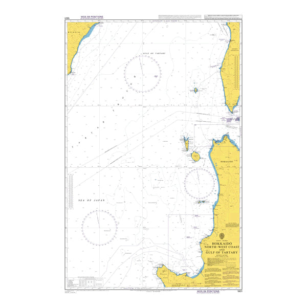 Japan - Russia, Hokkaidō North-West Coast and Gulf of Tartary