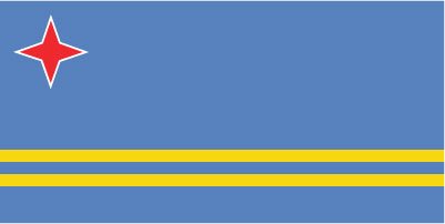 Aruba - Sewn 1 yard Flag
