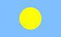 Palau - Printed 0.75 yard Flag