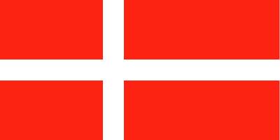Denmark - Sewn 2 yard Flag (with Inglefield Clips)