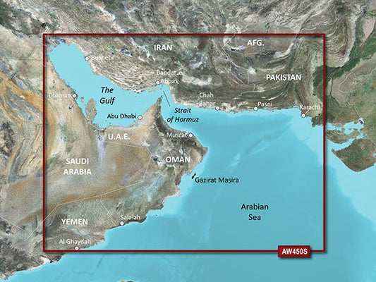 VAW450S - Small BlueChart g3 Vision - The Gulf