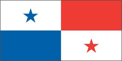 Panama - Printed 0.75 yard Flag