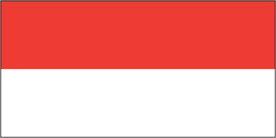 Monaco - Sewn 0.75 yard Flag