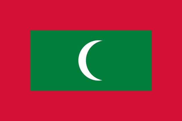 Maldives - Sewn 0.5 yard Flag