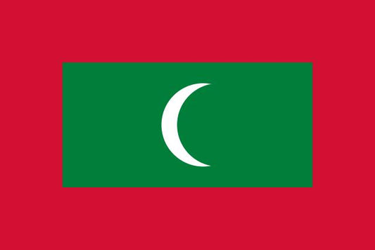 Maldives - Sewn 0.5 yard Flag