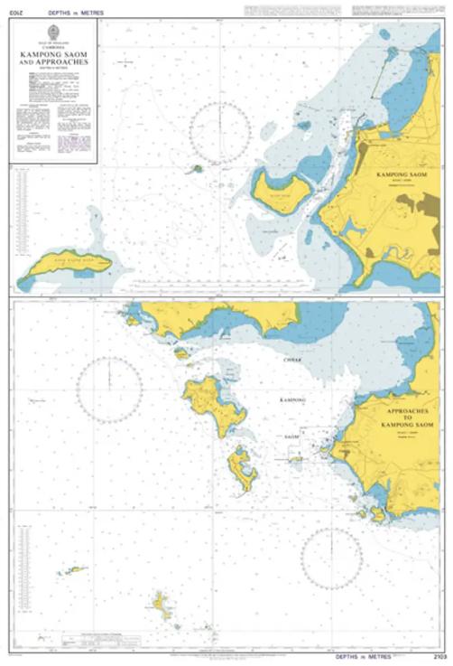 Gulf of Thailand, Cambodia, Sihanoukville and Approaches