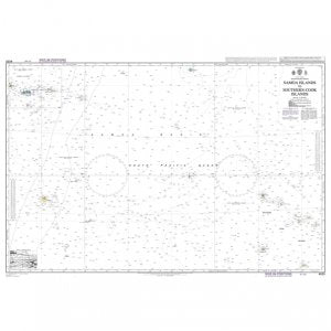 South Pacific Ocean, Samoa Islands to Southern Cook Islands