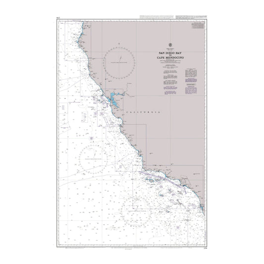 United States and Mexico, West Coast, San Diego Bay to Cape Mendocino