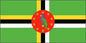 Dominica  - Sewn 1.5 yard Flag