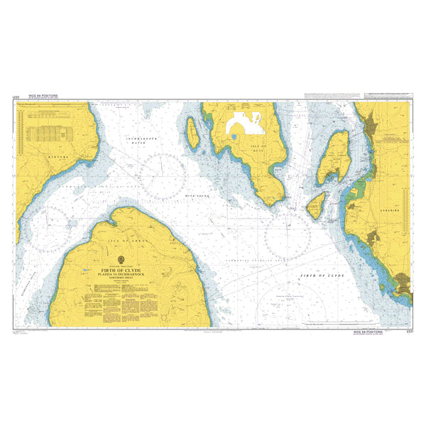 Scotland - West Coast, Firth of Clyde, Pladda to Inchmarnock - Northern Sheet