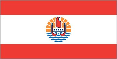 French Polynesia - Printed 1 yard Flag