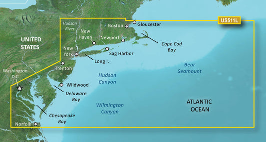 VUS511L- Large BlueChart g3 Vision - Boston-Norfolk	