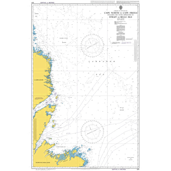 Cape North to Cape Freels including the Outer Approaches to Strait of Belle Isle