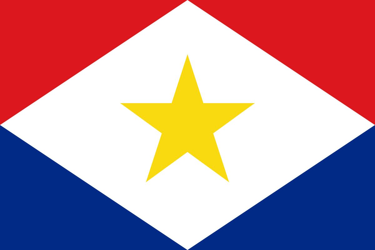 Saba - Sewn 0.75 yard Flag