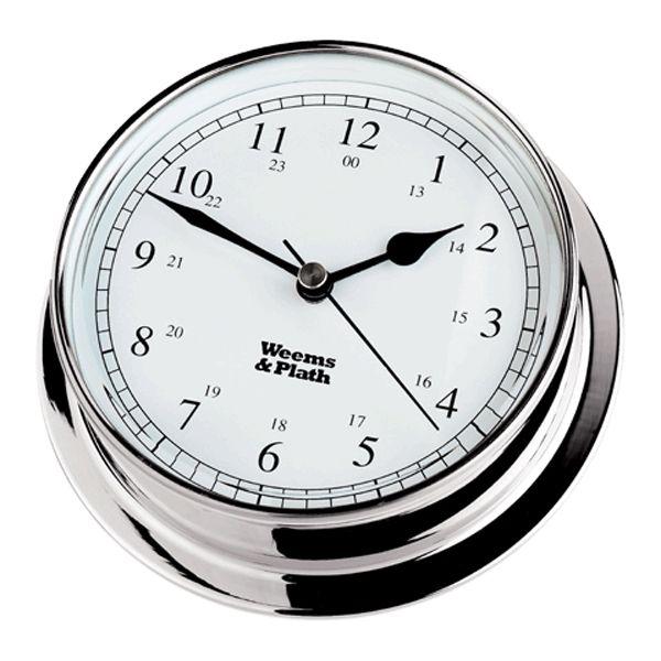 Weems & Plath Endurance Clock (85mm in Chrome - 320500)