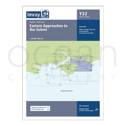 Imray Y32 Eastern Approaches to the Solent March 2024