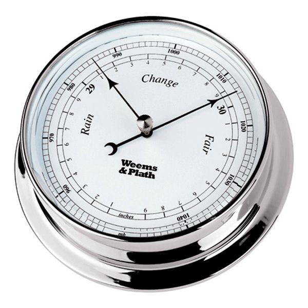 Weems & Plath Endurance Barometer (85mm in Chrome - 320700)