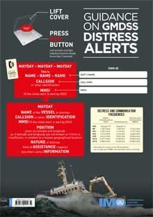 GMDSS Guidance Card on Distress Alerts