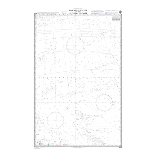 North Pacific Ocean, Hawaiian Islands to the Aleutian Trench