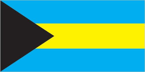 Bahamas - Sewn 1.25 yard Flag