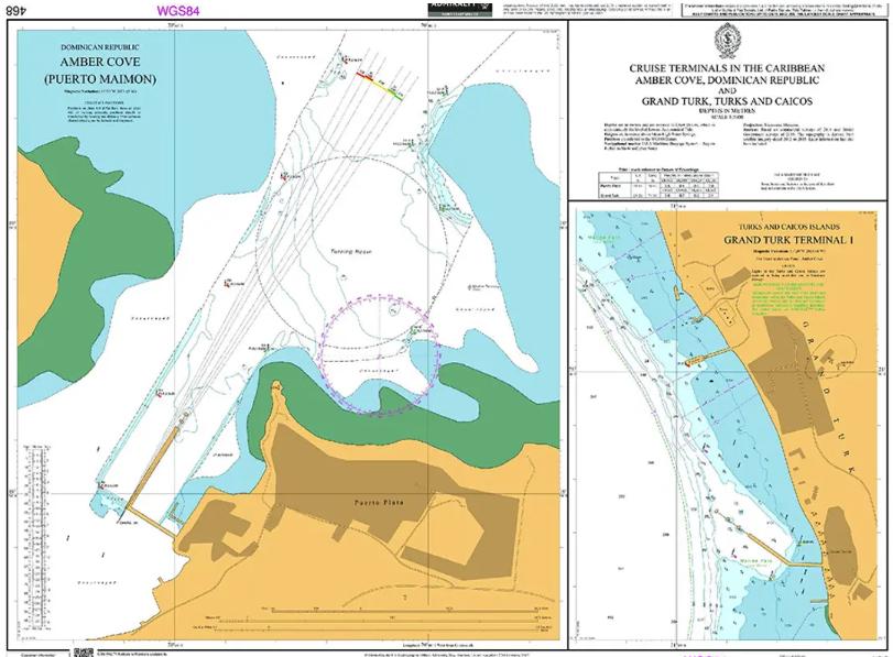 Cruise Terminals in the Caribbean, Amber Cove, Dominican Republic and Grand Turk, Turks and Caicos