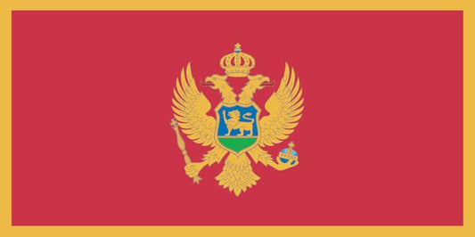 Montenegro - Sewn 2 yard Flag