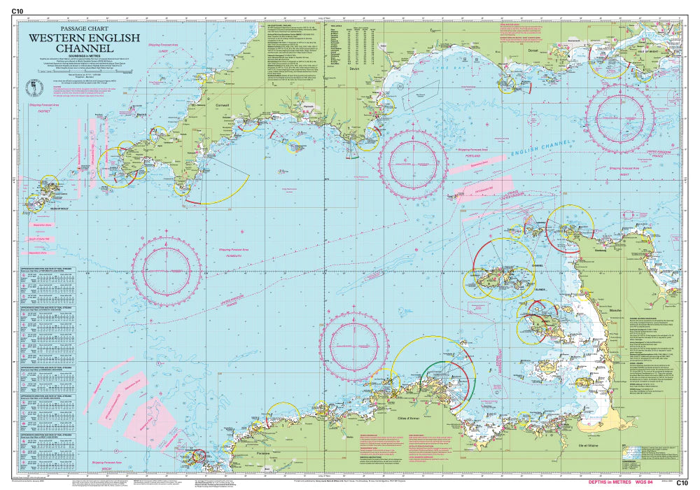 Imray C10 Western English Channel January 2024