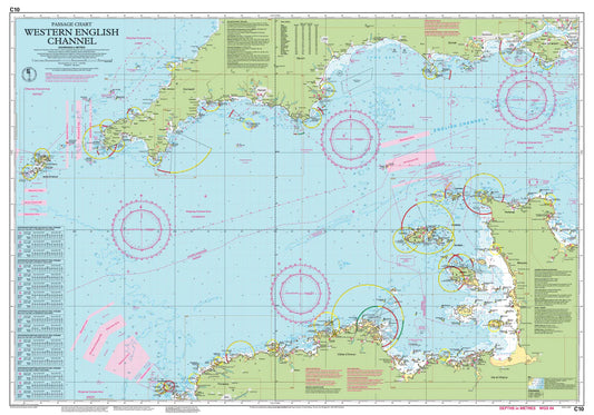 Imray C10 Western English Channel January 2024