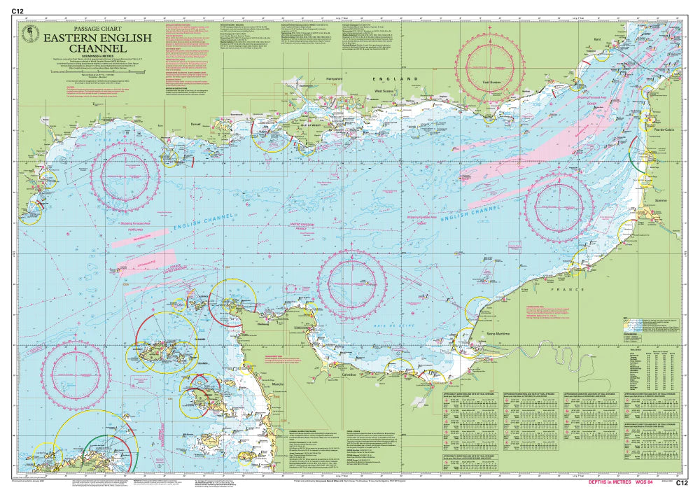 C12 Eastern English Channel Passage Chart