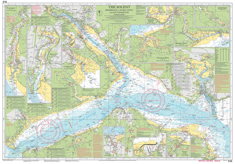 Imray C15 The Solent March 2024