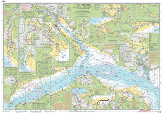Imray C15 The Solent March 2024