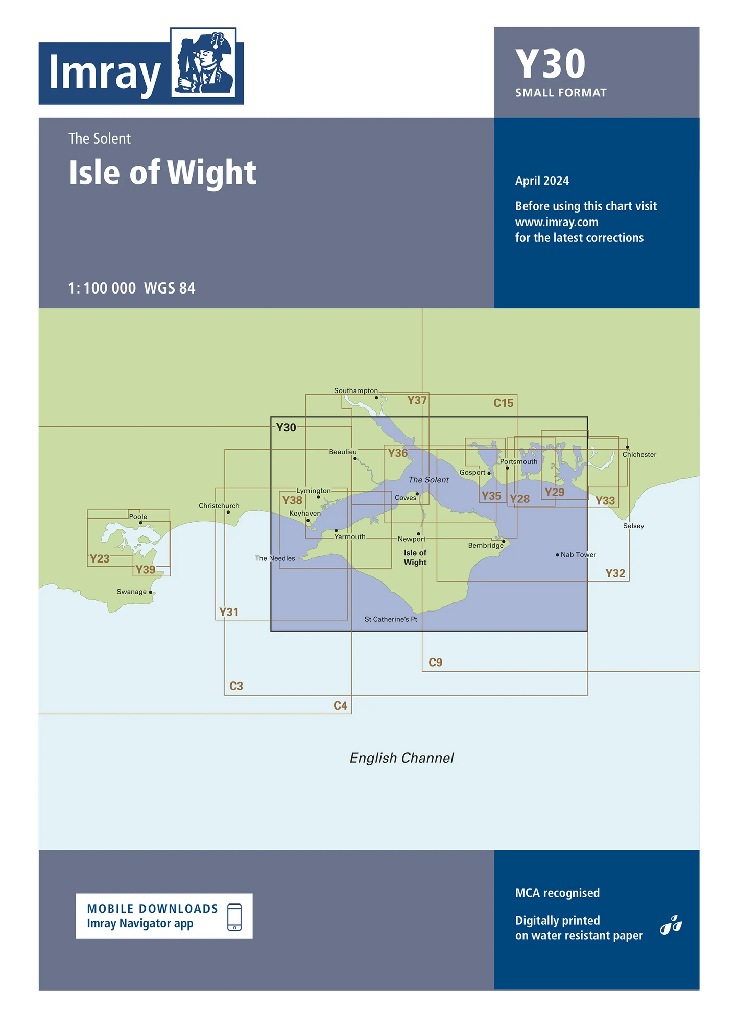Imray Y30 Isle of Wight April 2024
