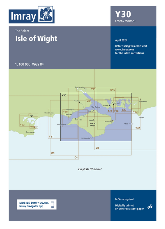 Imray Y30 Isle of Wight April 2024