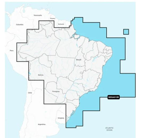 NSSA012R - Regular Garmin Navionics Plus - Brazil