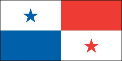 Panama - Printed 1.5 yard Flag