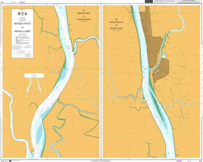 Bangladesh, Pussur River, Monkey Point to Mongla Port