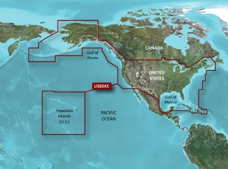 HXUS604X - Extra Large BlueChart g3 - US All & West Canada