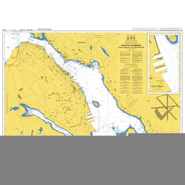 Nova Scotia/Nouvelle-Écosse, Southeast Coast/Côte Sud-Est, Halifax Harbour Point Pleasant to/á Bedford Basin