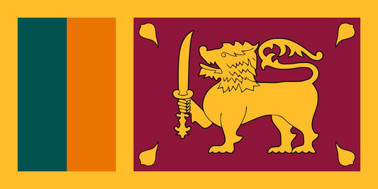 Sri Lanka - Sewn 0.5 yard Flag