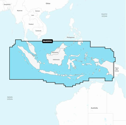 NSAE094L - Regular Garmin Navionics Plus - Indonesia and Malaysia