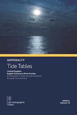 Tide Tables, Volume 1A, United Kingdom – English Channel to River Humber, (Including Isles of Scilly, Channel Islands and European Channel Ports)