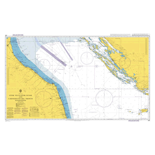 Adriatic Sea, Otok Vis to Otok Susak and San Benedetto del Tronto to Ravenna