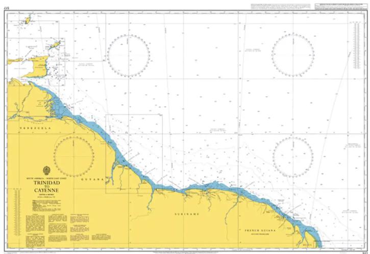South America - North East Coast, Trinidad to Cayenne