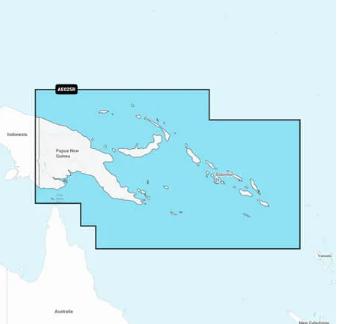 NSAE025R  - Regular Garmin Navionics Plus - Papua New Guinea & Solomon Islands