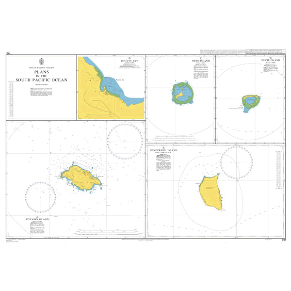 Plans in the South Pacific Ocean