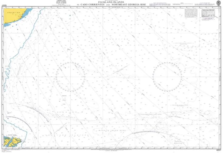 South Atlantic Ocean, Falkland Islands to Cabo Corrientes and Northeast Georgia Rise