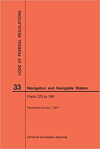 Code of Federal Regulations Title 33, Navigation & Navigable Waters, Parts 125-199, 2017