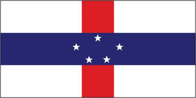 Netherlands Antillies (Caribbean Netherlands) - Printed 0.75 yard Flag